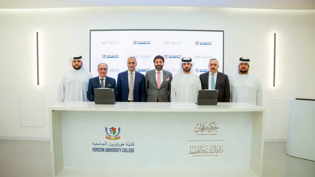 Horizon University College has signed an MoU with the Ajman Municipality and Planning Department