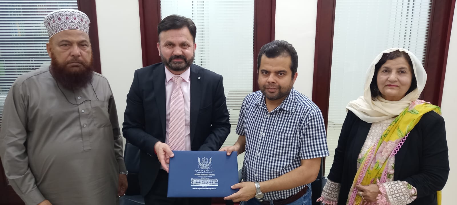Horizon University College (HUC) signed a Memorandum of Understanding (MOU) with The Pakistani Social Center, Sharjah.
