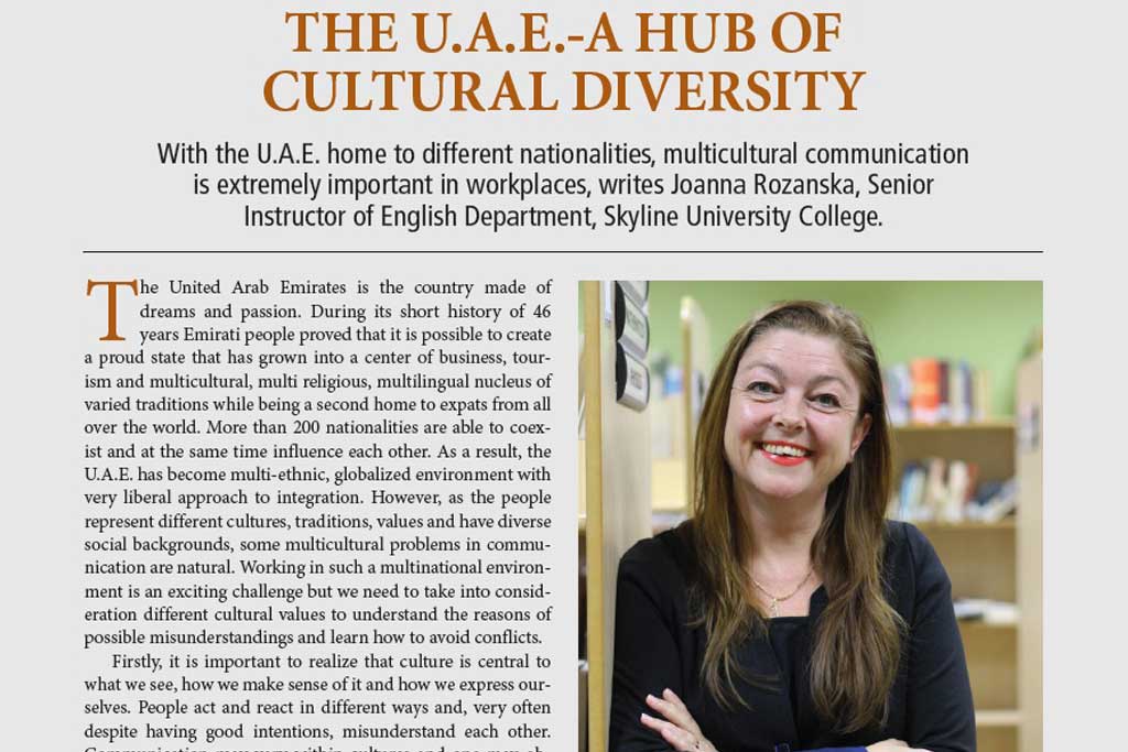 The UAE - A Hub of Cultural Diversity