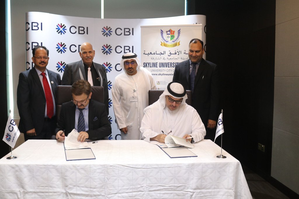 Skyline Signs an MOU with Commercial Bank International