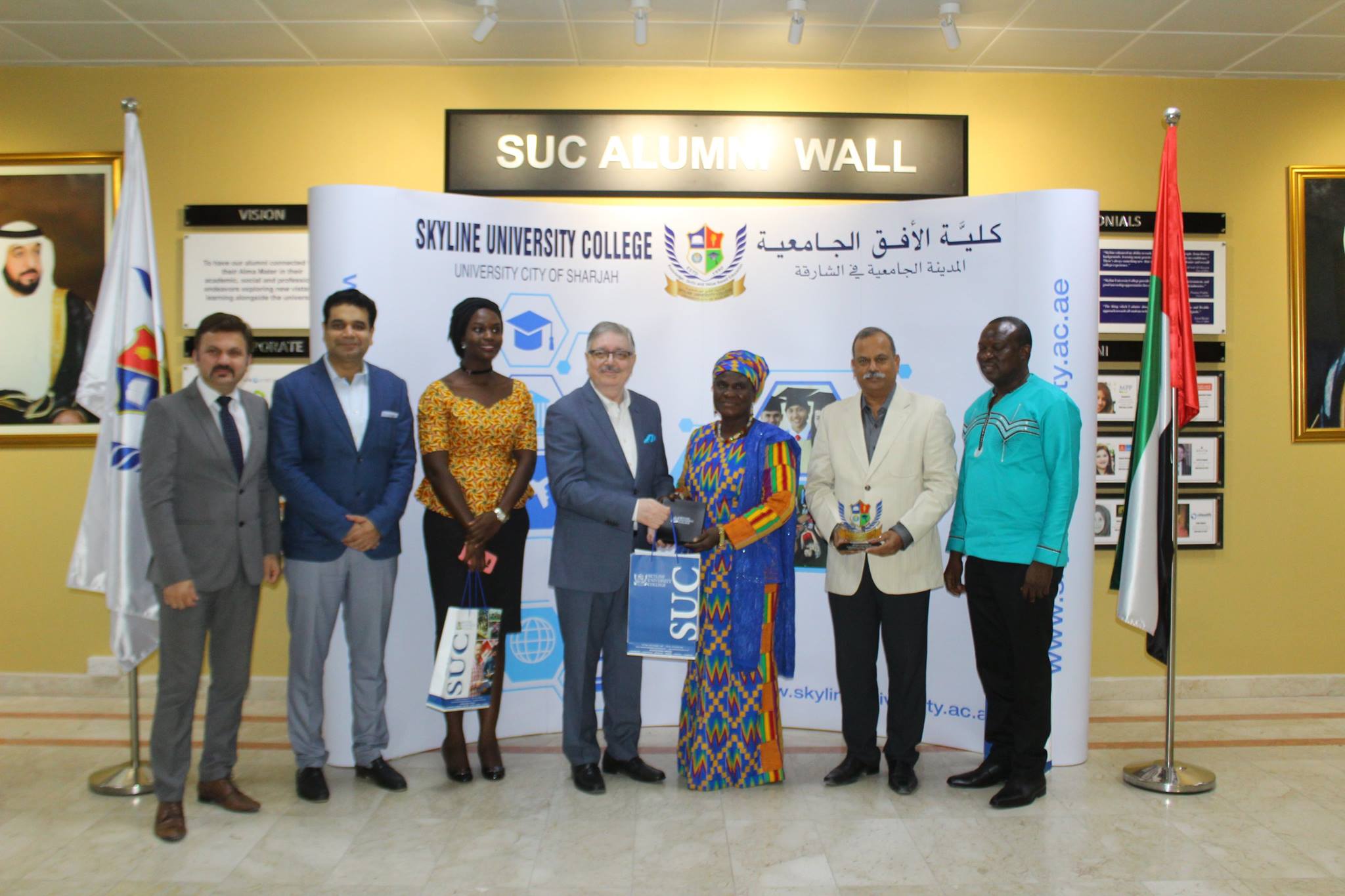 General of the Republic of Ghana, Dubai visited SUC