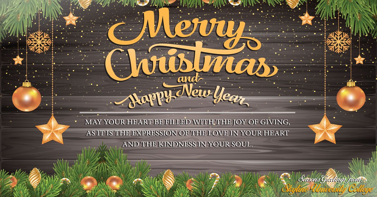 Seasons Greetings!
