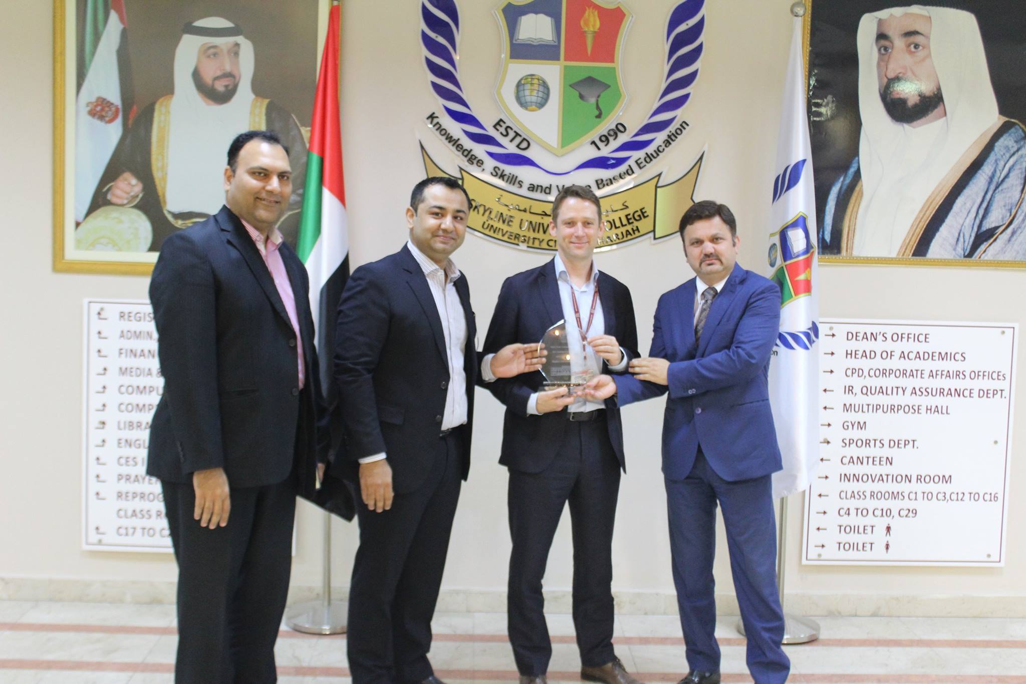 Representative of Edinburgh Napier University visited SUC