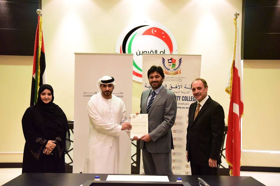 MOU Signed with Government of Umm Al Quwain Executive Council